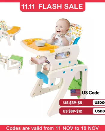High Chairs Babies Toddlers 3-in-1