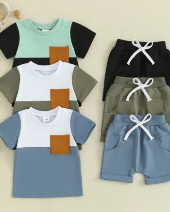 Boy T-shirts Shorts 2pc